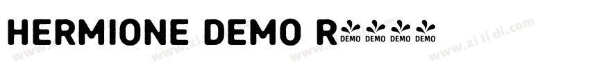 HERMIONE DEMO R字体转换